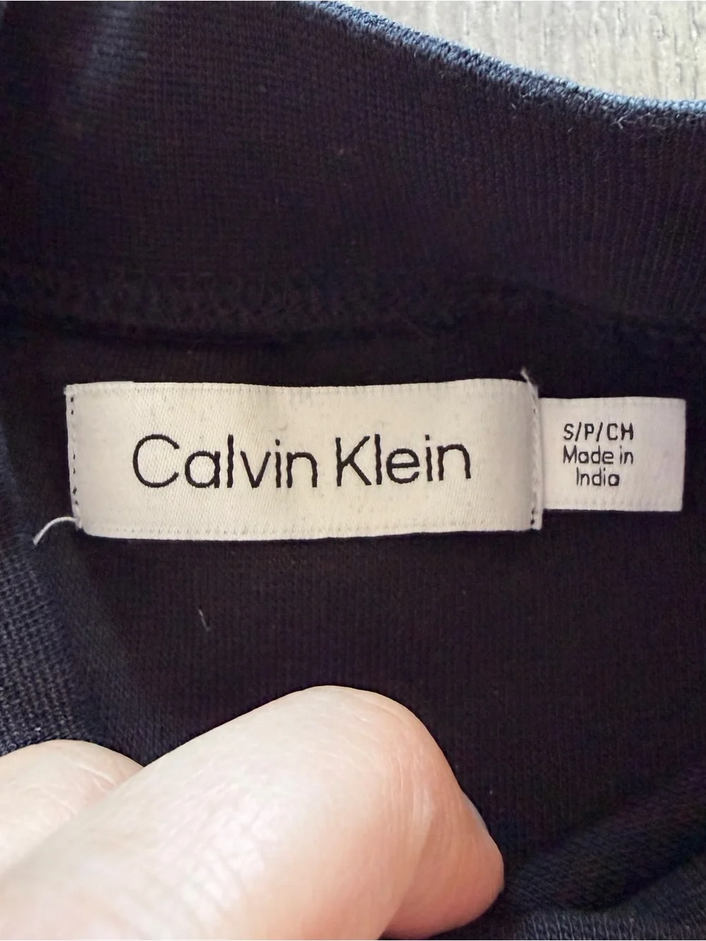 Calvin Klein Black Sleeveless Knit Dress